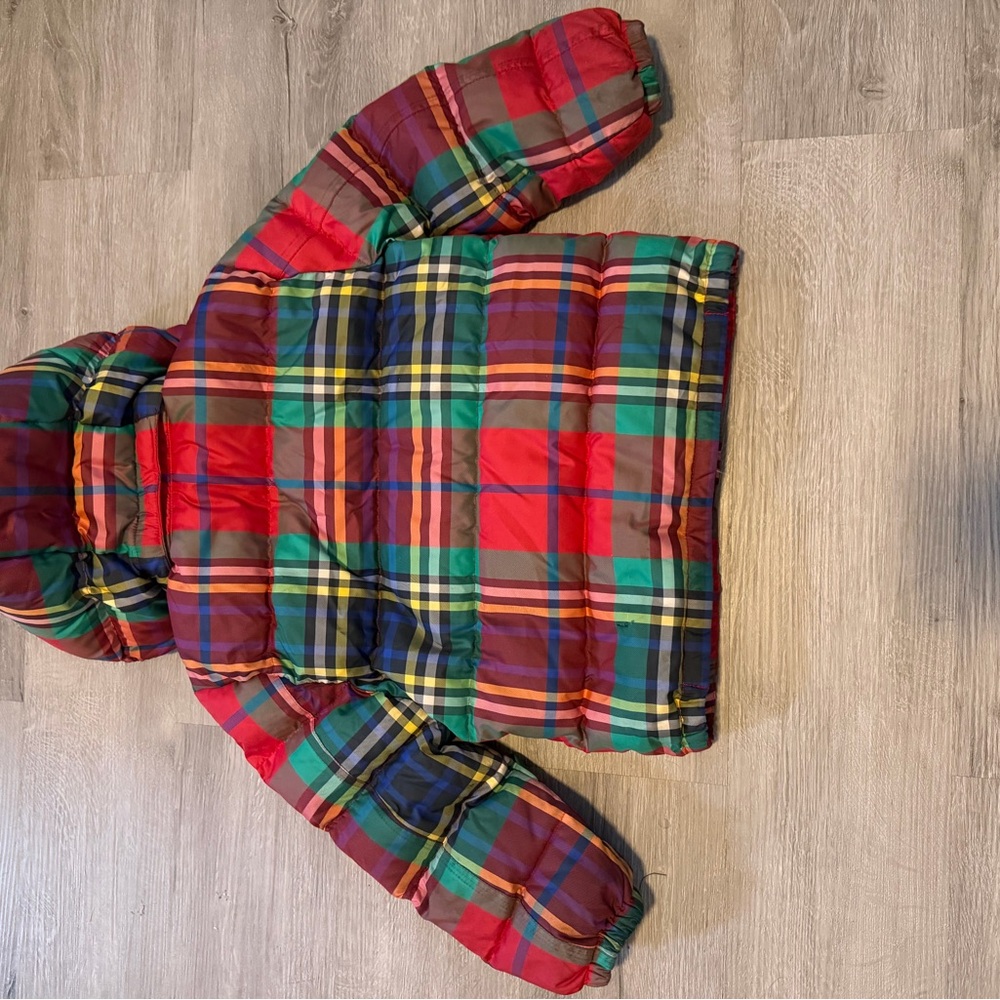 Polo Ralph Lauren Boys plaid check down filled jacket Size Small 5T - Picture 6 of 8